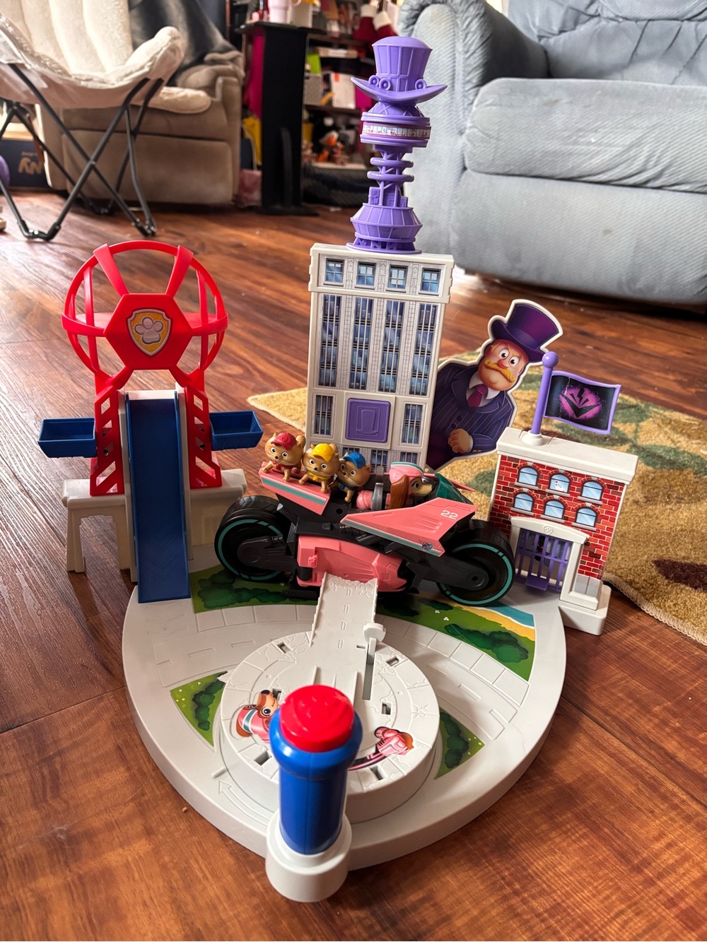 Paw Patrol Liberty & Junior Patrollers Playset & Motorcycle